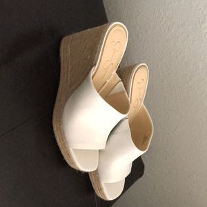 Jessica Simpson mules. Worn once size 12
